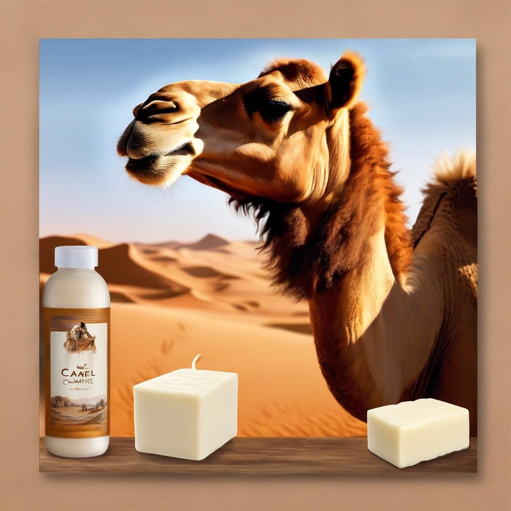 Cielche Handmade Camel Milk Soap Bar 150 gr Vitamins A - B - C - D - E, Minerals, Antioxidants,Hydrate, Fine Lines, Wrinkles, Age Spots