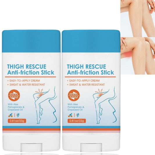 Mubuni 2PCS Anti-Chafe Stick,Anti Chafing Cream Thighs,Anti Chafe Balm,Anti Friction Stick,Chafing Stick,Body Anti Chafe Balm,Glide Anti Chafing Stick,Thigh In/ner Anti-Chafing Balm,Thigh Rubbing Balm
