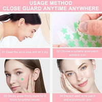 Generic Blue Star Pimple Patches for Face, Hydrocolloid Patches, Patch to Cover Zit & Blemishes, Spot Stickers, Blue Spot Patches, Breakout-Fighting Dots (standard, 40, count) Multiple sizes