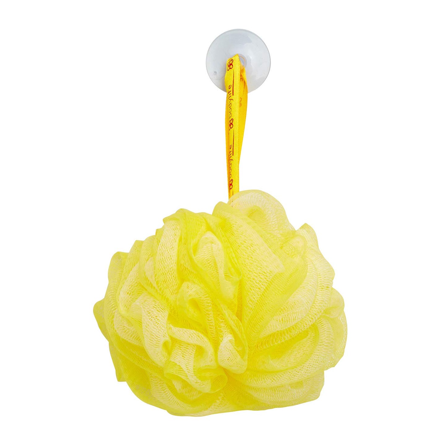 Bodylife Body Buffer, Puff, Exfoliating Bath & Shower Body Pouf, Scrunchie, Body Scrubber Yellow & White 55g Triple Pack