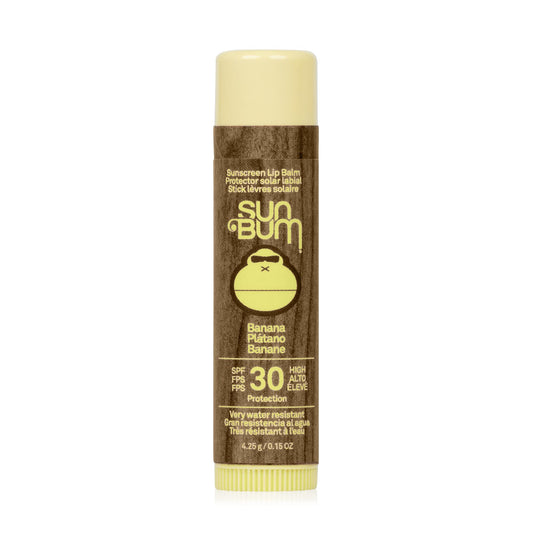 SUN BUM Sun Bum SPF 30 Banana Sunscreen Lip Balm, Vegan and Cruelty Free Broad Spectrum UVA/UVB Lip Care, Made with Aloe and Vitamin E for Moisturised Lips, 4.25 g