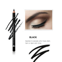 Go Ho 12 PCS Black Eyebrow Eyeliner Pencil Set, Waterproof Eyebrow Pencil,Long-lasting Sweat-proof Eyeliner Makeup Brow Tint Pen（Black）