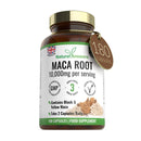 Natural Answers 180 Maca Root Capsules - (3 Months Supply) Vegan 10,000mg Maca Capsules - High Strength Peruvian Black & Yellow Maca Root - Made in The UK