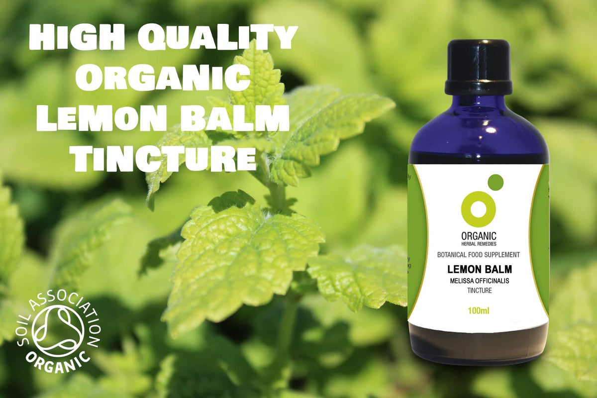 Organic Herbal Remedies, Lemon Balm Tincture, 100 ml