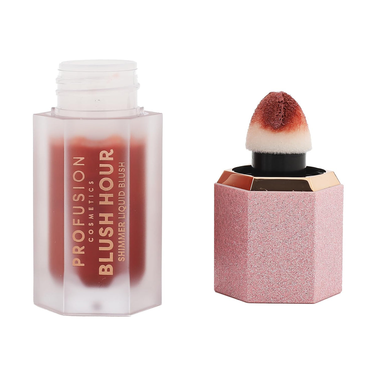 Profusion Cosmetics Shimmer Hour Liquid Blushlighter, Blendable Dewy Cheek Tint with Rich Pigment for a Radiant and Luminous Glow
