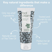 tea tree oil australian bodycare Foot Cream from Australian Bodycare 100ml | Hard Skin Remover for Women & Men | Treatment against Hard, very Dry & Cracked Feet with 10% Urea | Foot Care against Sweaty Feet with Tea Tree Oil