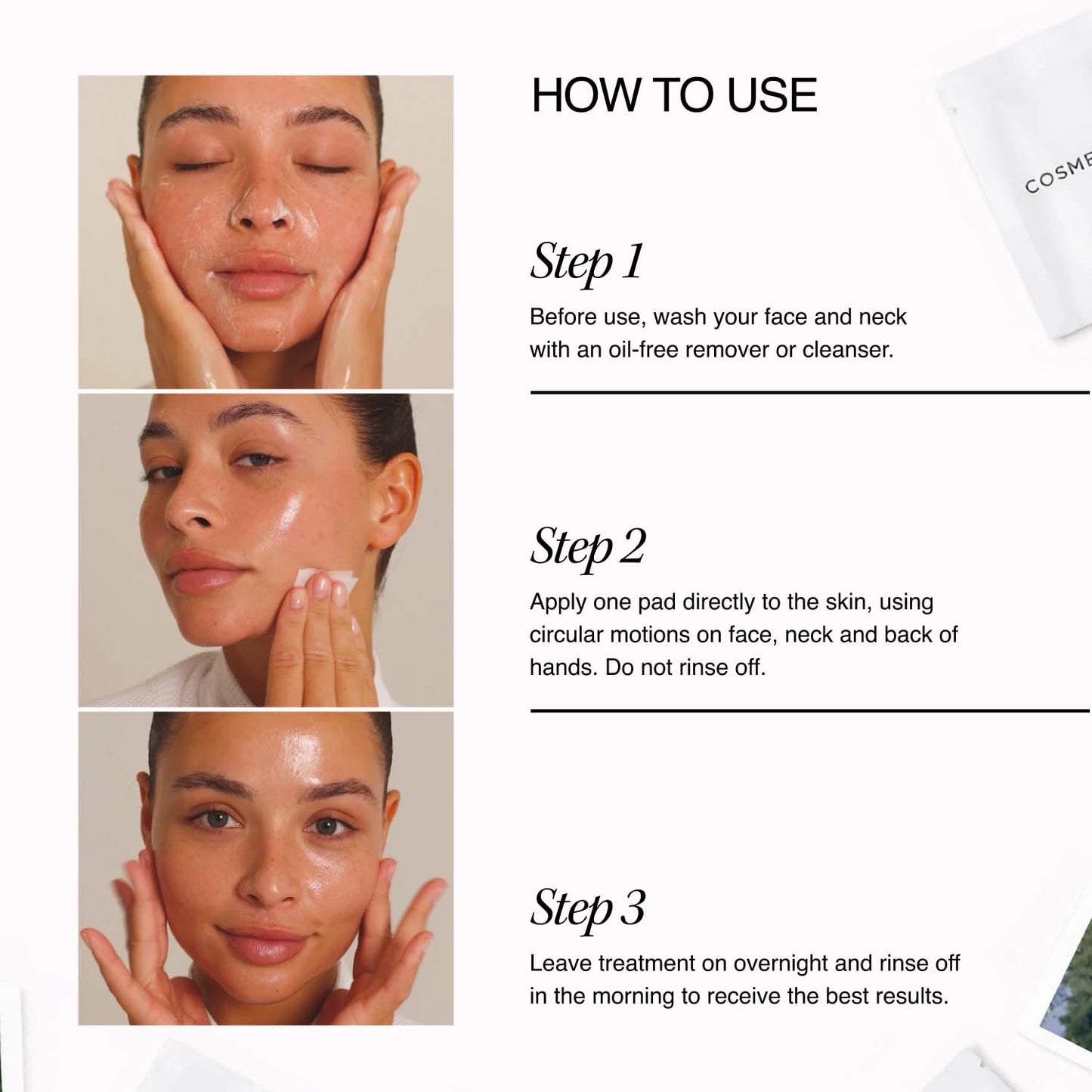 cosmeticconsult Cosmetic Consult Miracle Skin Transformation By Ashley Stobart | Rejuvenates & Refreshes Skin Overnight, Smooths Wrinkles & Acne, Boosts Collagen, Anti-Ageing Skin Cleanser | 1 x Single Wipe