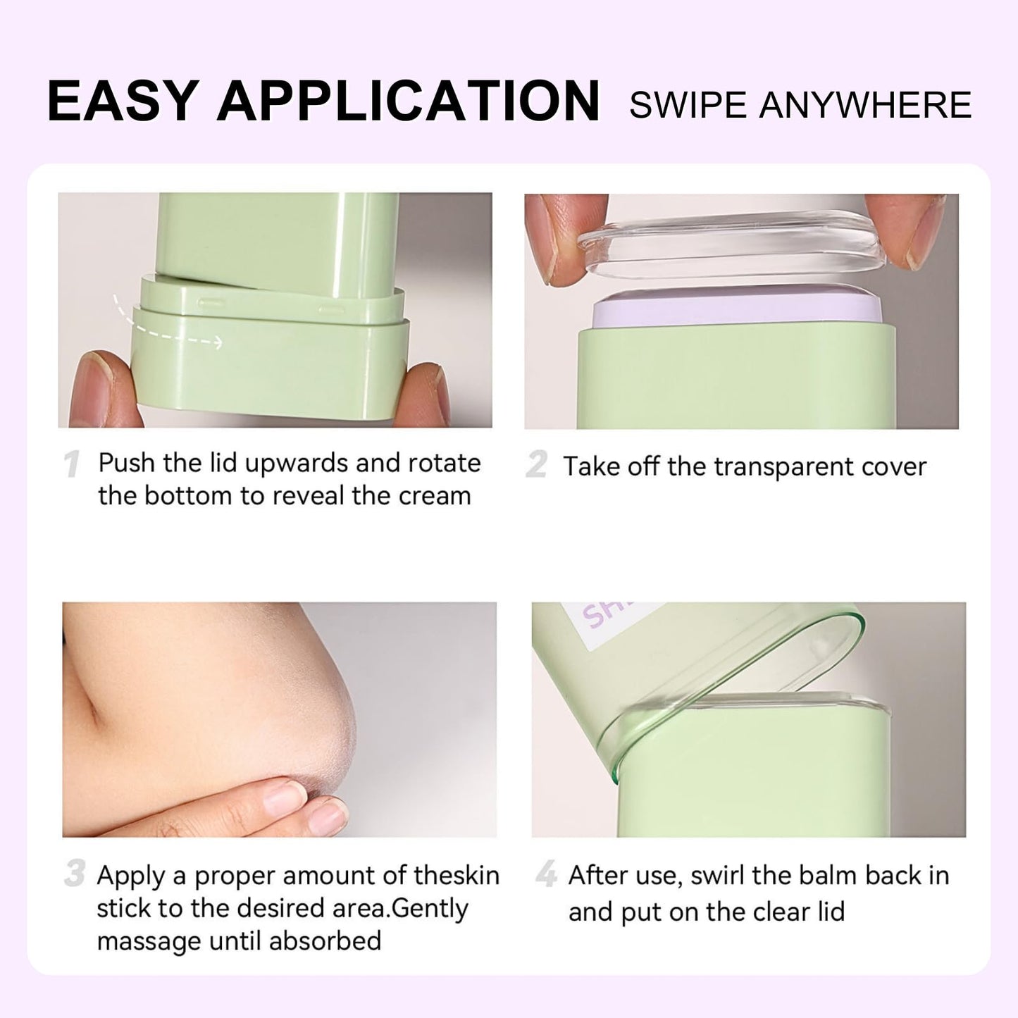 TBeautfave Skin Whitening Cream Stick for Body, Underarm Whitening Cream, Brightening Balm Stick with Niacinamide+Vitamin C, Skin Lightening Cream for Armpits/Knees/Elbows, Imorove Dullness, 28g