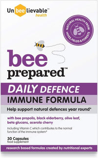 Unbeelievable Health Bee Prepared Daily Defence Immune System Formula - Created by Nutritional Experts - Contains Bee Propolis, Elderberry and More – Immunity Support Supplement