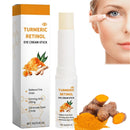 LaluluTek Turmeric Retinol Eye Stick - Under Eye Cream for Dark Circles and Puffy Eyes - Anti Wrinkle and Firming Formula - Reduces the Growth of Fine Lines - Anti Aging - Turmeric Eye Cream Stick