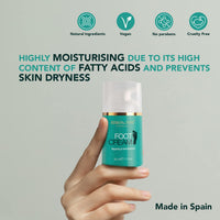 Simon & Tom Simon&Tom Foot Cream 50ml - Moisturizing and Regenerating - Repairs dry skin and cracked heels - With Argan Oil, Tea Tree Oil and Mint - Made in Spain