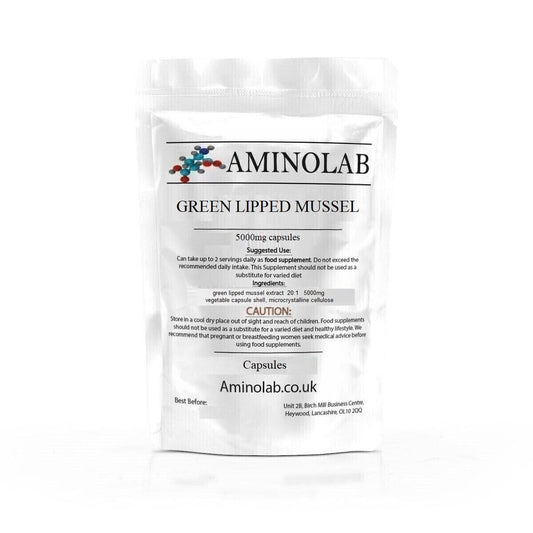 Aminolab - Green LIPPED Mussel 5000mg 365 Capsules