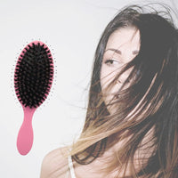 YNGMEIYER Ultimate Hair Extension Brush Boar Bristle Paddle Hairbrush Soft Cushion Hair Brush for Long Thick Curly Hair Reducing Hair Breakage and Frizz