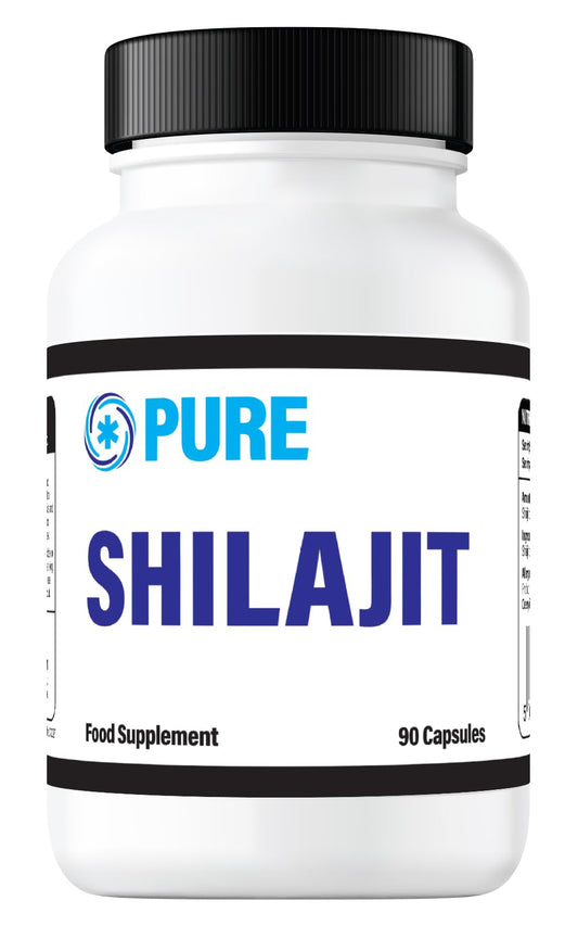 Pure Shilajit Extract 1000mg Capsules - 3 Months Supply - UK GMP Certified Manufacturer