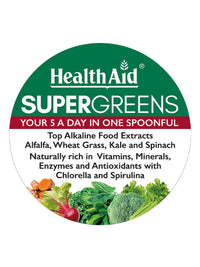 HealthAid SuperGreens Powder, 200 g, Green
