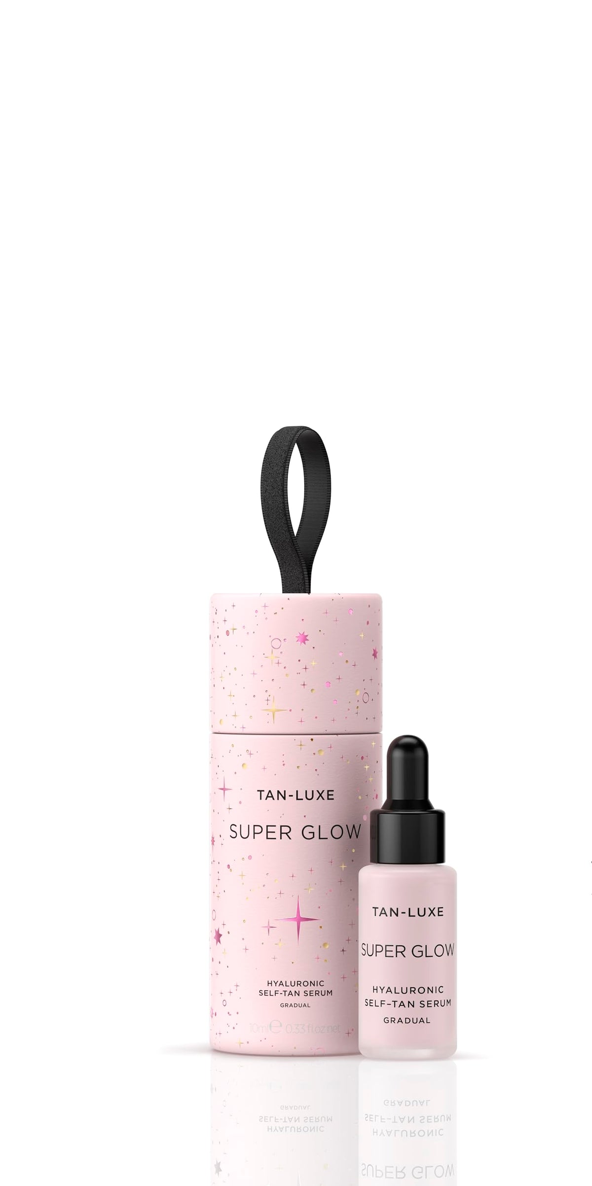 TAN-LUXE Tan-Luxe Super Glow Bauble Limited Edition Gift Set Containing Travel Size Gradual Facial Self-Tan Serum with Hyaluronic Acid, 10ml