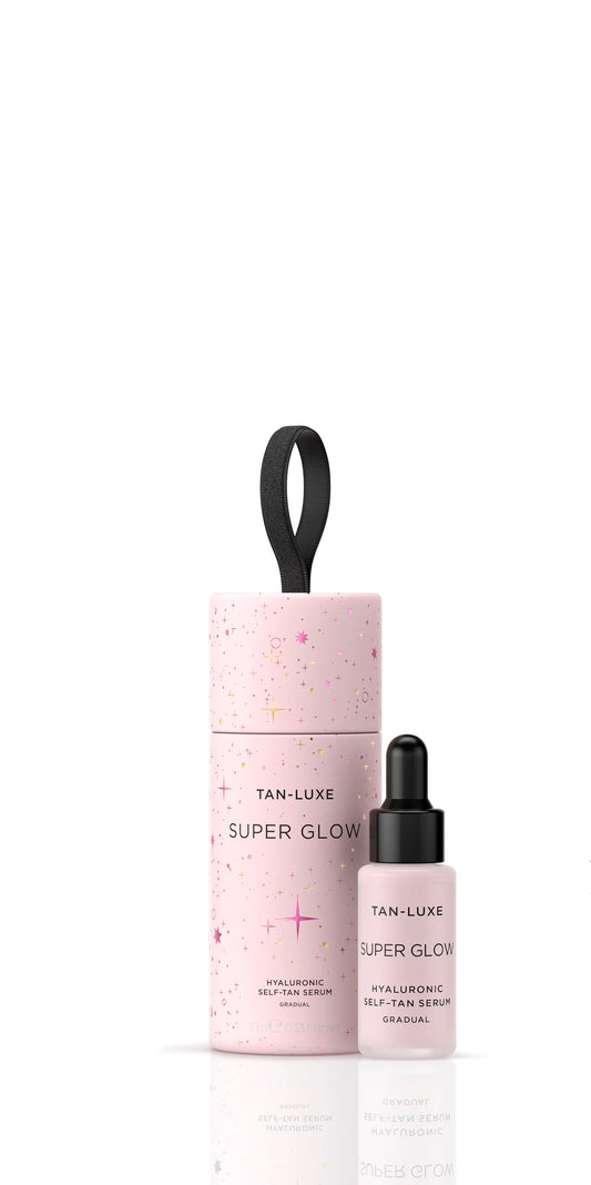 TAN-LUXE Tan-Luxe Super Glow Bauble Limited Edition Gift Set Containing Travel Size Gradual Facial Self-Tan Serum with Hyaluronic Acid, 10ml