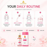 RSAFSBY Arbutin Face Serum with Hyaluronic Acid, Vitamin C & Ceramide – Brightening & Hydrating Anti-Aging Serum for Dark Spots, Hyperpigmentation, Acne Scars & Uneven Skin Tone – 30ml