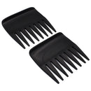 AIRERA 2 Pieces Professional Pompadour Streaker Afro Hair Combs, Mens Slickback Styling Comb, Wide Tooth Wet Pick Hair Beard Comb, Anti-Static Heat Resistant Hairdressing Shower Comb for Men Salon (B)