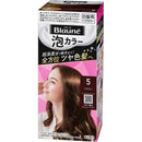 Kao Blaune Bubble Hair Color For Gray Hair - 5 Brown (Green Tea Set)
