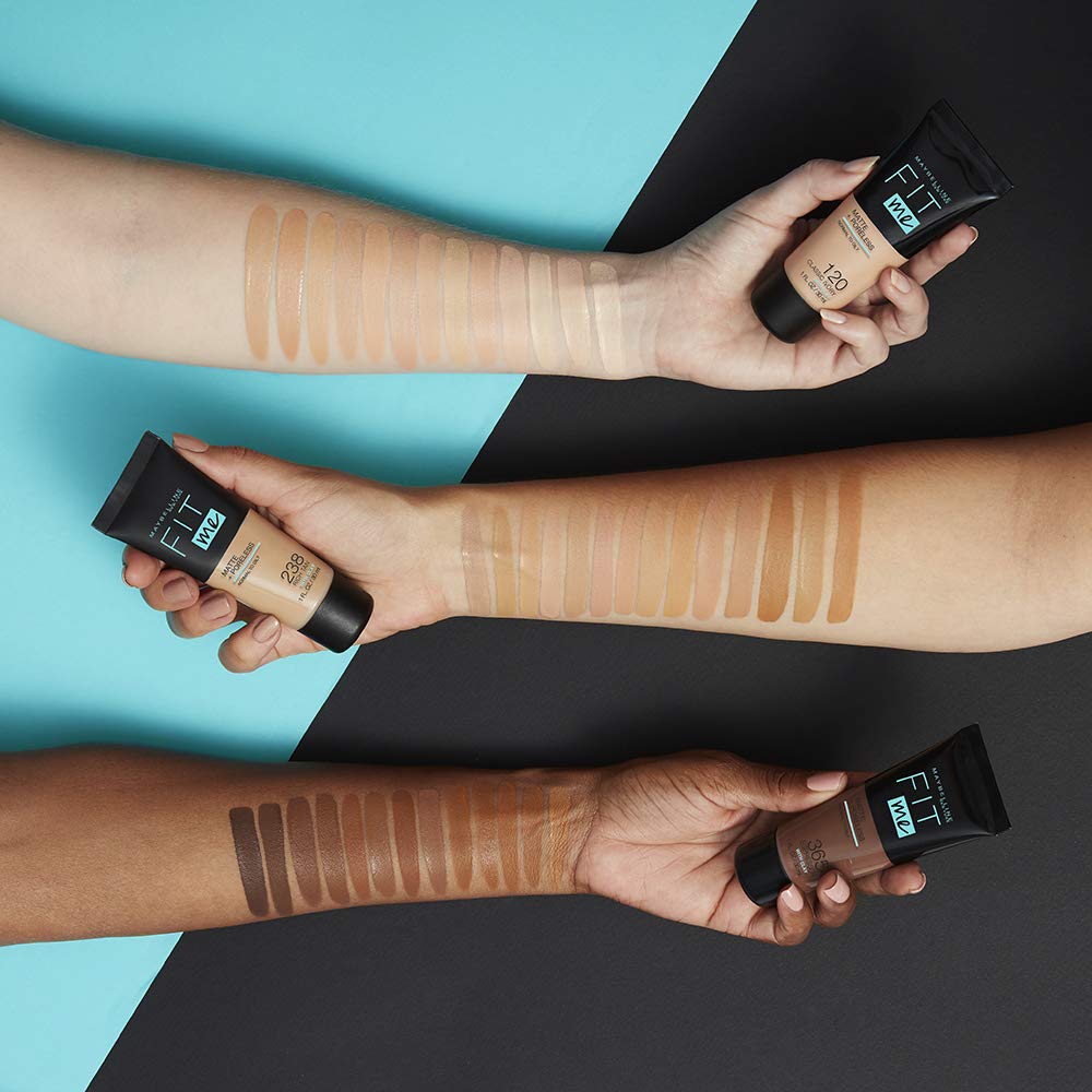 Maybelline New York - Fluid Tone on Tone Fit Me! Matte and Poreless Foundation - Shade: 326 Perfect Brown, NU