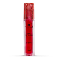 BF Beauty Forever Beauty Forever Fruity Roll on Lip Gloss, Flavoured Lip Gel, Moisturising, Enriched Glossy Finish, Contain Minerals, Hydrating, Suitable for Pout & Volume lips, Available in 4 Flavours, 6ml (Cherry)