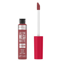 Rimmel London Lasting Mega Matte Liquid Lipstick, Long-Lasting, Hydrating, Vegan Formula - 210 - Rose & Shine, 7.4ml