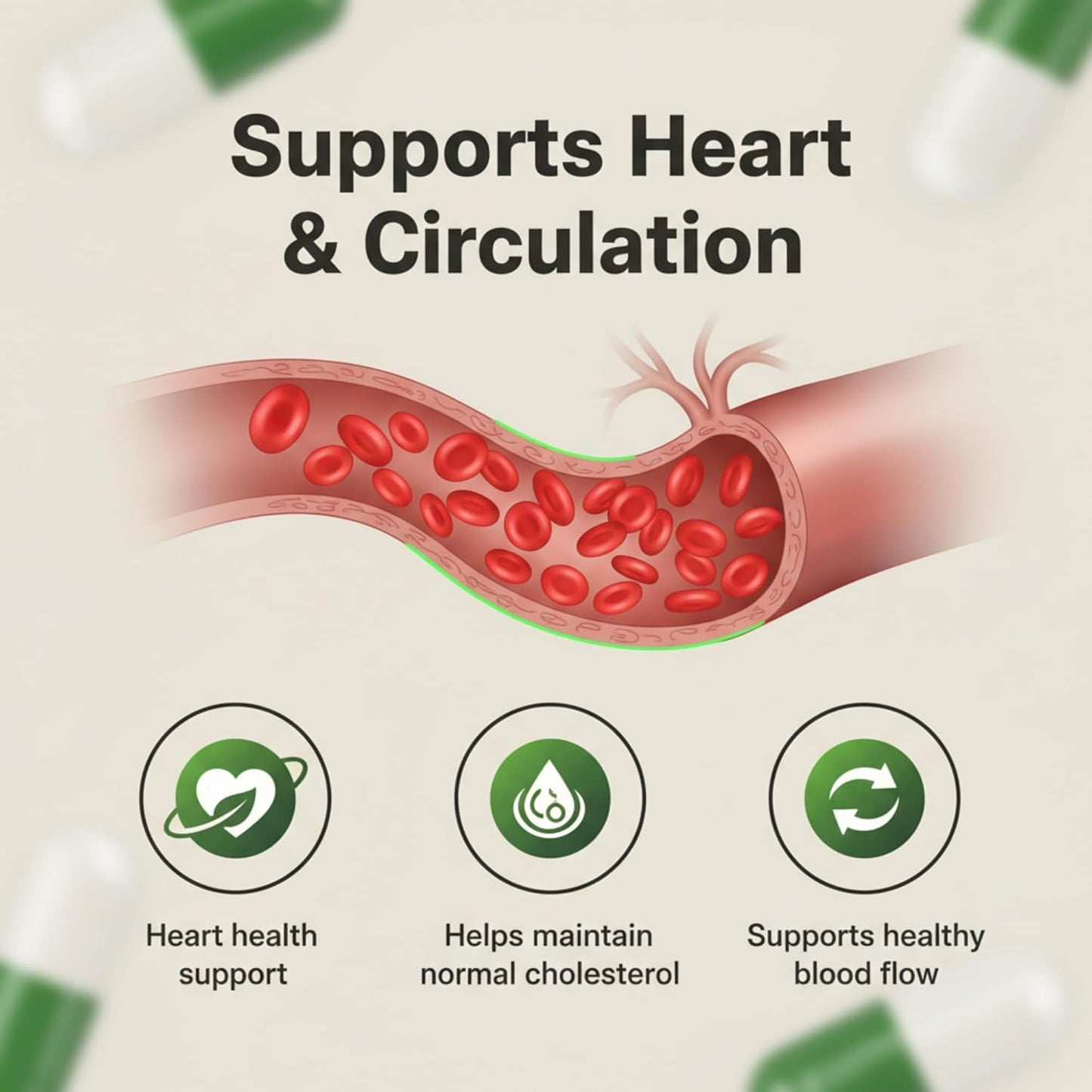 HerbStone HERBSTONE Black Garlic Capsules 1500mg High Strength | 120 Odourless Vegetarian Capsules | Aged Black Garlic Extract Supplement | Supports Heart Health, Cholesterol & Circulation | UK Formula