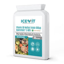 ICEVIT Methyl Folate 600µg – Quatrefolic® 5-MTHF | Active Vitamin B9 Supplement | Bioavailable Folate | 90 Vegan Capsules | Methylated Folic Acid Alternative | Non-GMO | Made in UK
