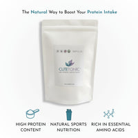 Cutetonic® Organic Rice Protein Powder 100% Pure (500g)