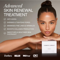 cosmeticconsult Cosmetic Consult Miracle Skin Transformation By Ashley Stobart | Rejuvenates & Refreshes Skin Overnight, Smooths Wrinkles & Acne, Boosts Collagen, Anti-Ageing Skin Cleanser | 1 x Single Wipe