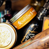 BARBERTIME Hair Styling Gold Pomade Wax | Gel Wax Pomade No3 | Shine Look Strong Hold 150 ml