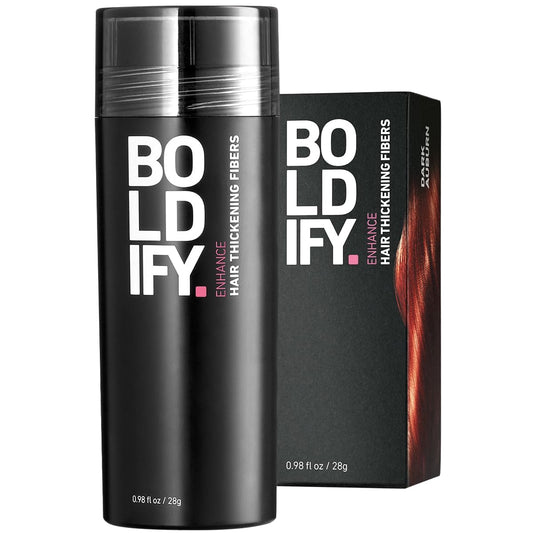 Boldify BOLDIFY Hair Fibres for Thinning Hair (DARK AUBURN) - 28g Bottle - Undetectable & Natural Hair Filler Instantly Conceals Hair Loss - Hair Powder Thickener, Topper for Fine Hair for Women & Men