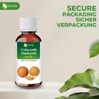 SALVIA Colocynth Oil | Pure and Natural Cold-Pressed Oil | Hair Care (Hair Thickening, Improve Scalp Health) Skin Care (Moisturizes & Nourishes)- Cosmetic Grade - 30 ML