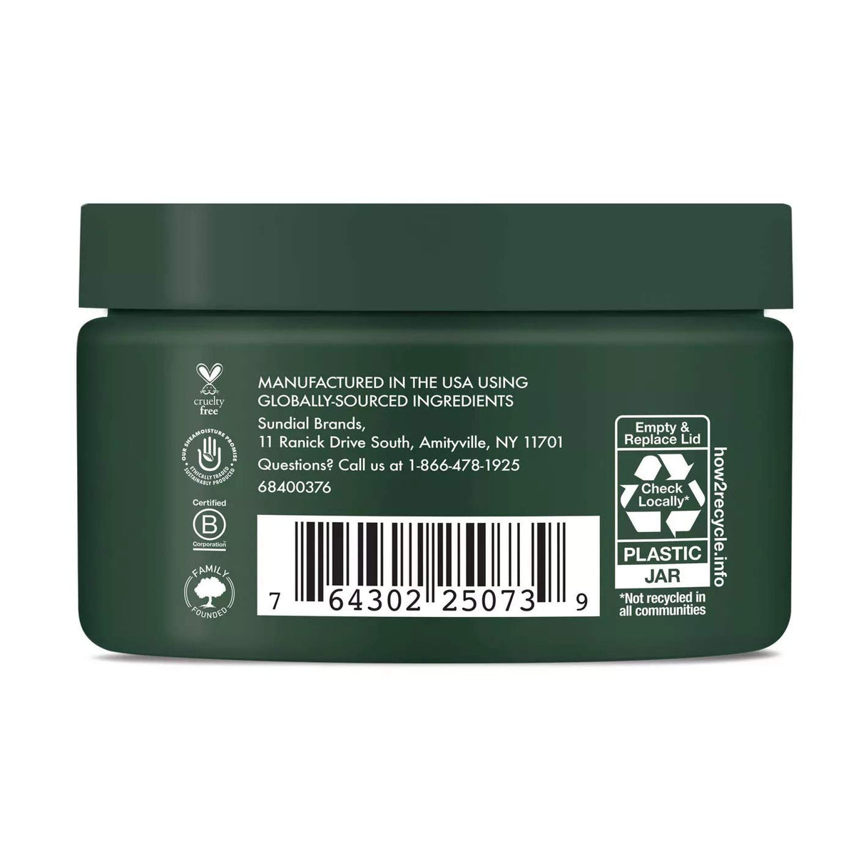 Shea Moisture Maracuja Oil & Shea Butter Beard Balm Shape-Smooth & Define by for Men - 4 oz Balm
