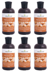 (6 Pack) - Natures Aid - Almond Oil | 150ml | 6 Pack Bundle