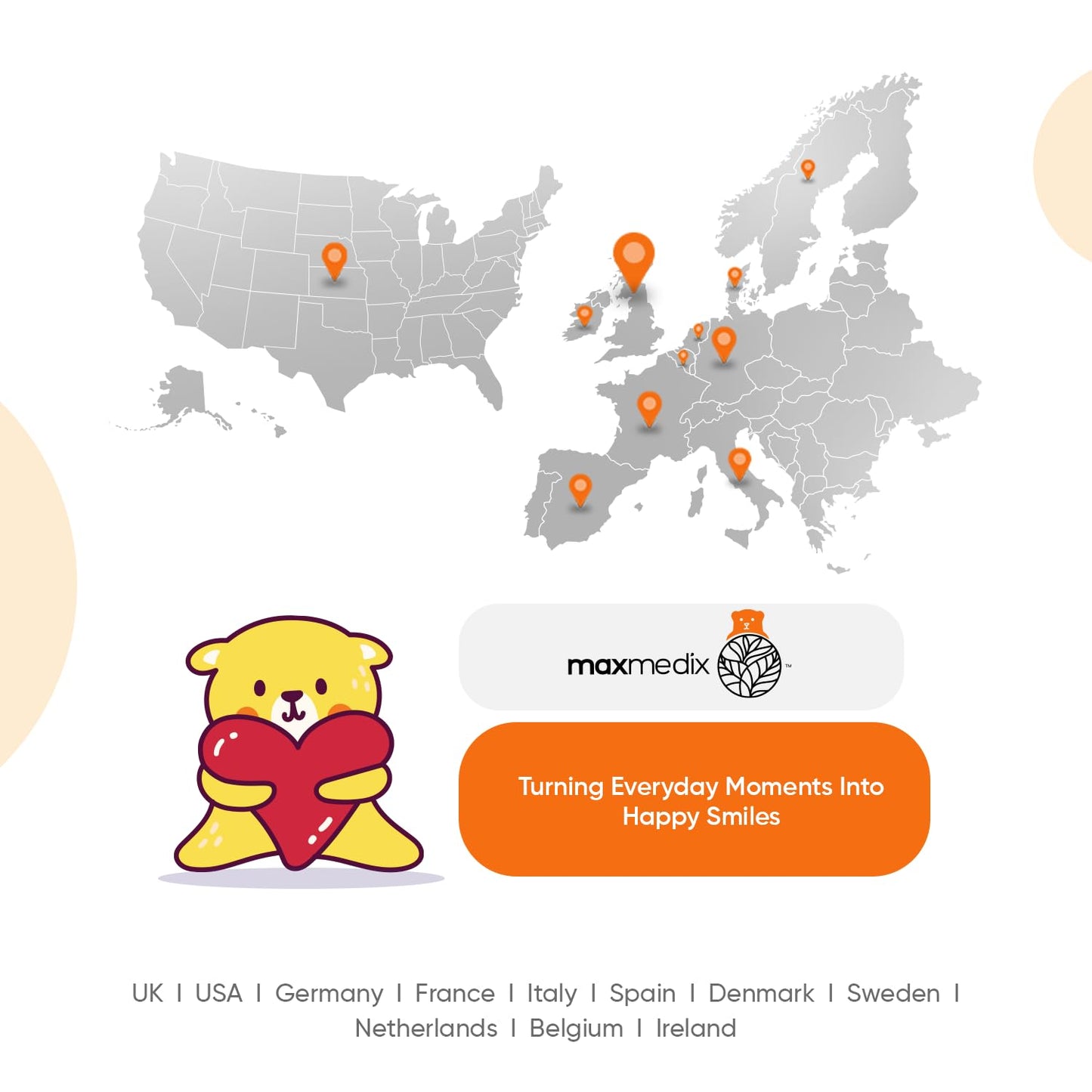 maxmedix Multivitamin for Kids - 120 Tasty Gummies - 2 Months Supply - 17 Ingredients Like Vitamins A, C, D, B12, B6, E & Zinc - Natural Raspberry & Orange Flavours - Gluten-Free Kids Vitamins with Omega 3-6-9