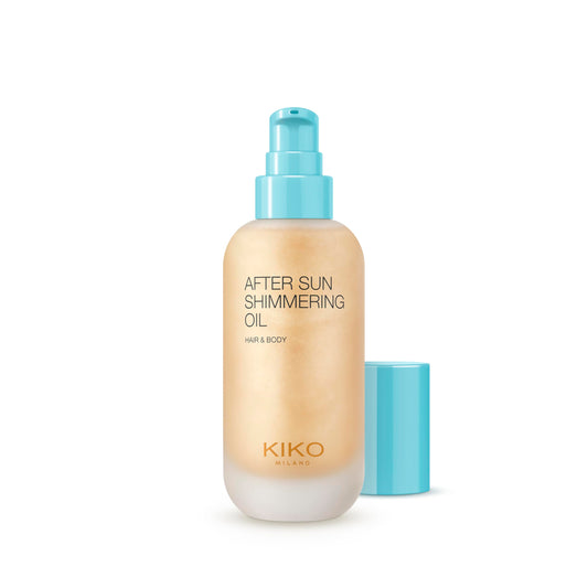 KIKO Milano After Sun Shimmering Oil, Moisturising And Illuminating Body And Hair Oil