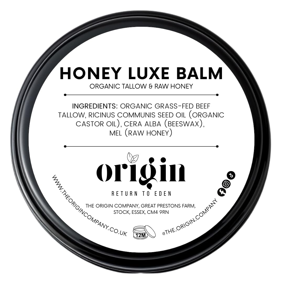 Generic Whipped tallow honey balm. Honey balm and Tallow Skin Care. Barrier skin food for dry skin, acne, eczema, rosacea, menopause. Body lotion, hand and face cream. For adults and baby. All skin types