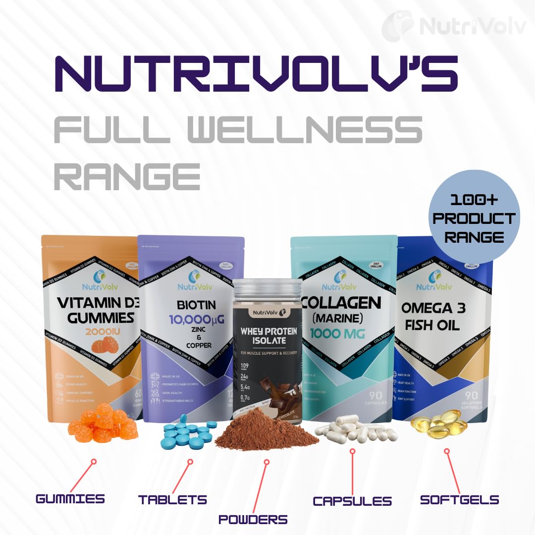 NutriVolv Turmeric Curcumin 1700mg with Ginger & Black Pepper – 90 Vegan Capsules | High Strength Joint Care Supplement | Natural Anti-Inflammatory & Antioxidant for Mobility, Digestion & Immune Health