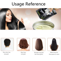 Black Hair Shampoo,MQUPIN Instant Black Natural Ingredients Hair Dye Shampoo Semi-Permanent Black Hair Color,Easy to use,Long lasting,(10 Pack, Black)