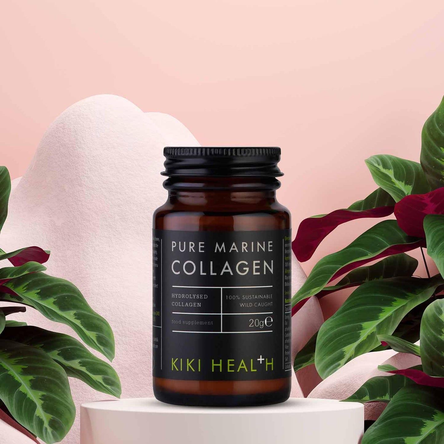 KIKI HEALTH KIKI Health Pure Marine Collagen Powder - Hydrolysed Collagen Supplements - Type 1 Purified Collagen from Wild Fish - Naturally High in Protein for Bones, Joints, & Skin – Gluten Free (20 Gram)