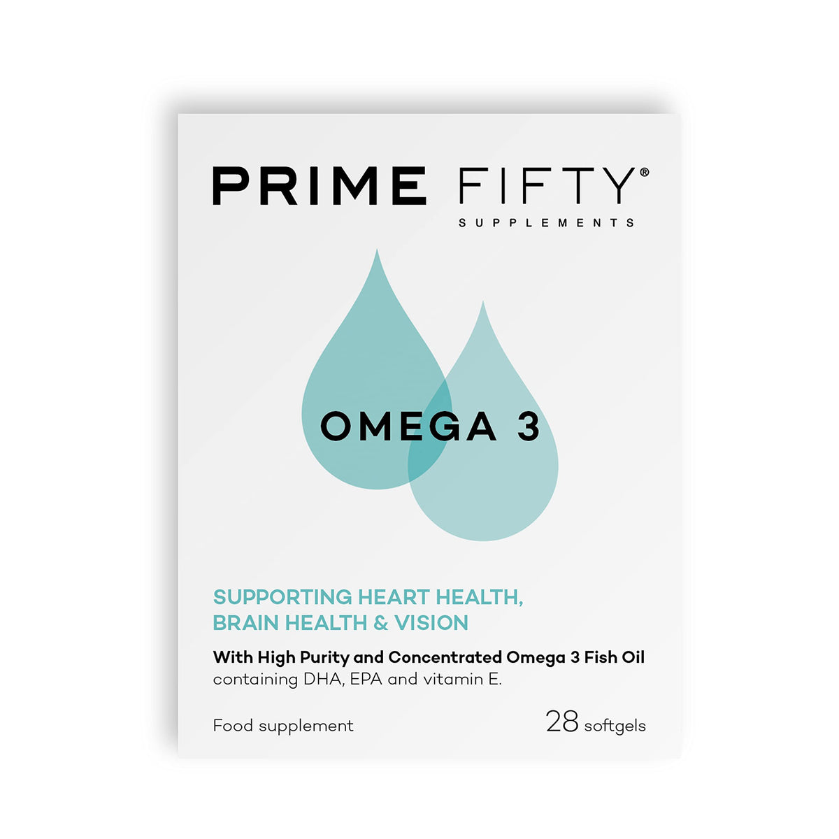 FutureYou Omega 3 by Prime Fifty - Brain Health Supplement for The Over 50s - 28 Day Supply