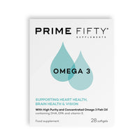 FutureYou Omega 3 by Prime Fifty - Brain Health Supplement for The Over 50s - 28 Day Supply