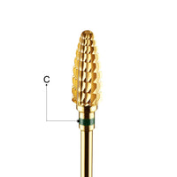 JCMASTER JCMaster 2Pcs Nail Drill Bit for Removing Acrylic Nails, Gel Nails and Thinning Nails - 3/32'' Universal Size, Durable, Great Cutting Ability, Tungsten Steel Nail Cutter Bit for Manicure Pedicure