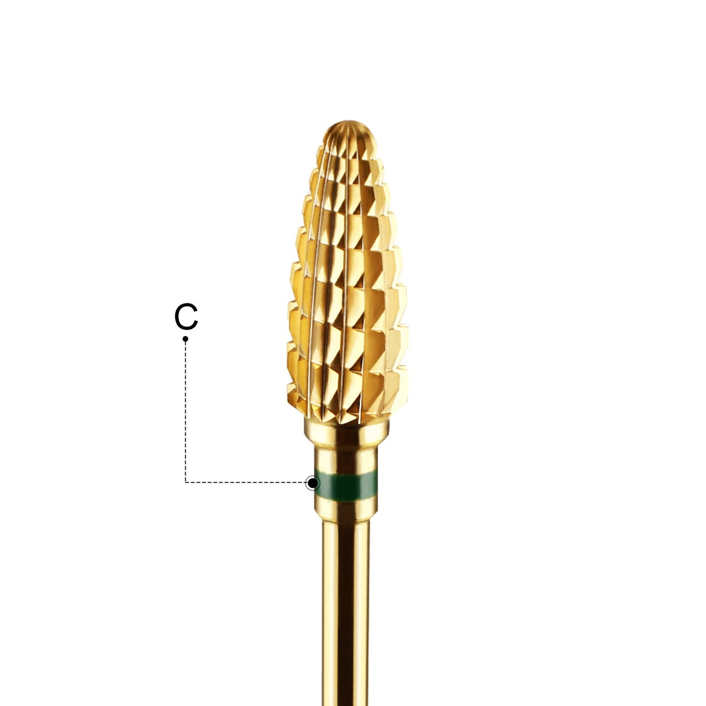 JCMASTER JCMaster 2Pcs Nail Drill Bit for Removing Acrylic Nails, Gel Nails and Thinning Nails - 3/32'' Universal Size, Durable, Great Cutting Ability, Tungsten Steel Nail Cutter Bit for Manicure Pedicure