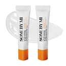 SOME BY MI V10 Hyal Lip Sun Protector 7ml Duo_SPF 15_Clear(original)_Hydrating Lip Balm with Shea Butter,Vitamins and Hyaluronic Acid_Moisture Protection_Reduching Wrinkles_Koeran skincare