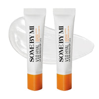 SOME BY MI V10 Hyal Lip Sun Protector 7ml Duo_SPF 15_Clear(original)_Hydrating Lip Balm with Shea Butter,Vitamins and Hyaluronic Acid_Moisture Protection_Reduching Wrinkles_Koeran skincare
