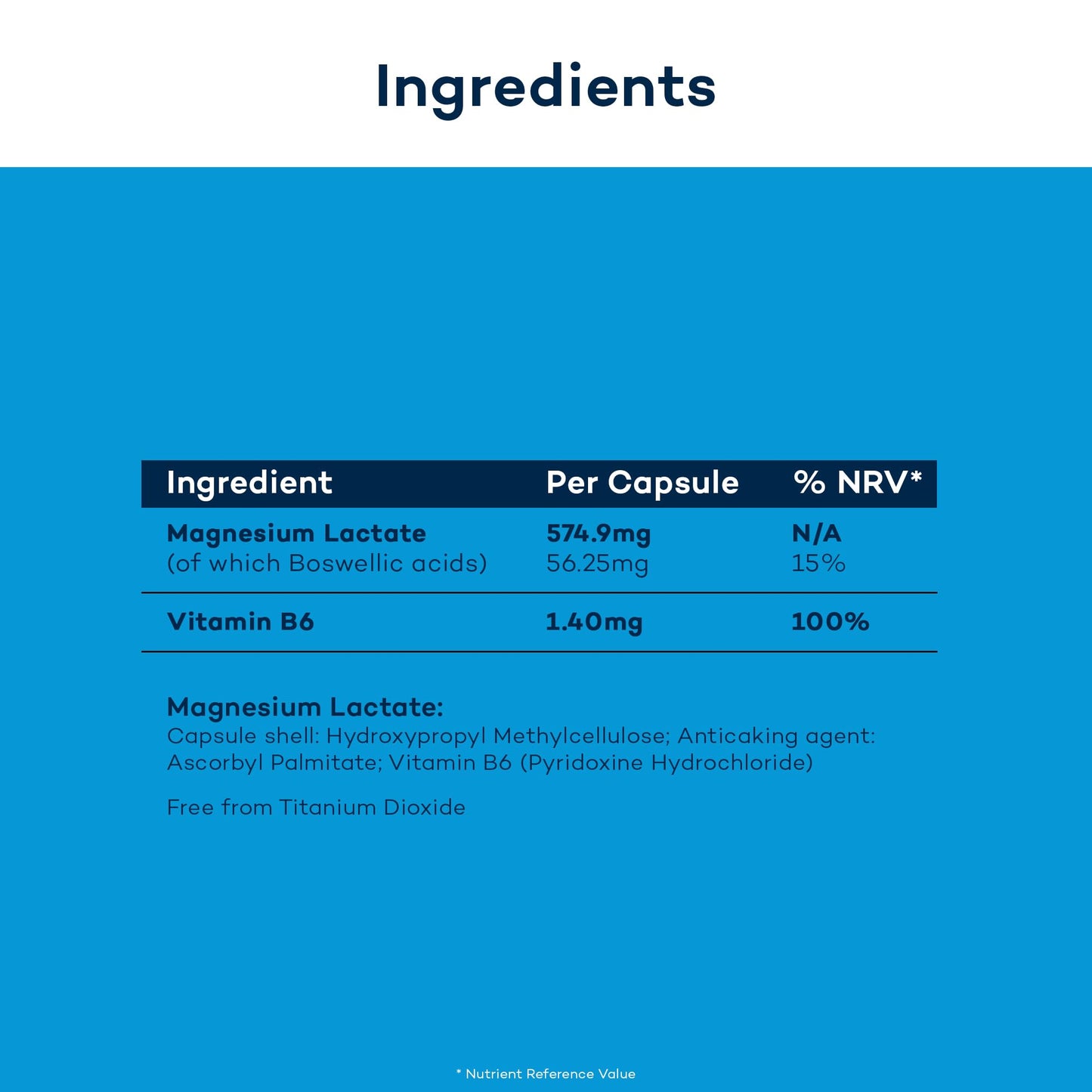 Magnesium+ 575mg Supplement – 28 High Strength Capsules – Magnesium Lactate & Vitamin B6 Health Supplements to Reduce Tiredness & Support Bone Health – Supplements by FutureYou Cambridge