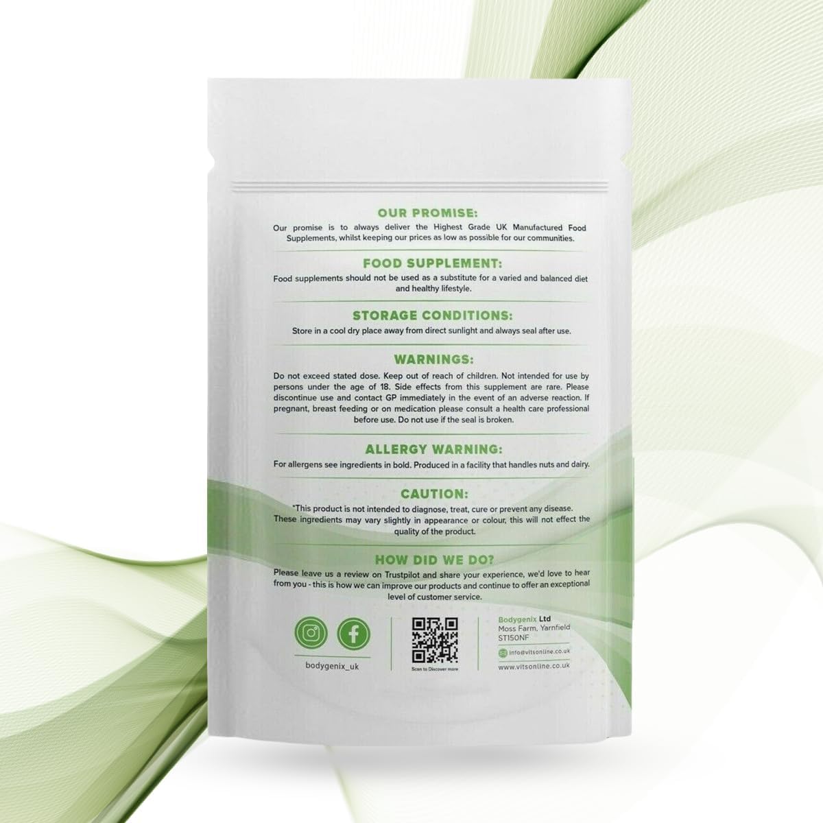 Bodygenix Mullein Leaf Capsules - 500mg Anti Inflammatory Antioxidant Joint Support Respiratory Health Natural Vegan Supplement - 30 Capsules 1 Month Supply